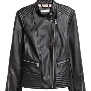 H&M Faux Leather Moto Jacket